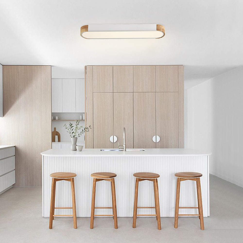 Hedendaagse minimalistische LED inbouw plafondlamp