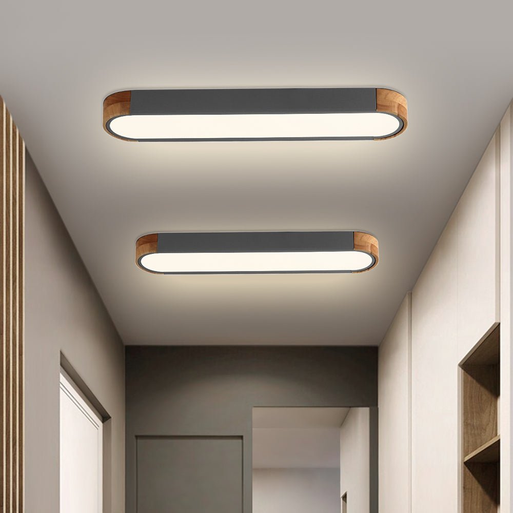 Hedendaagse minimalistische LED inbouw plafondlamp