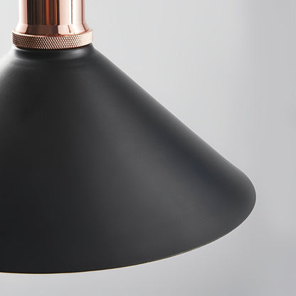 Waterproof Solar Classic Conical Shade LED Pendant Light Hanging Lights