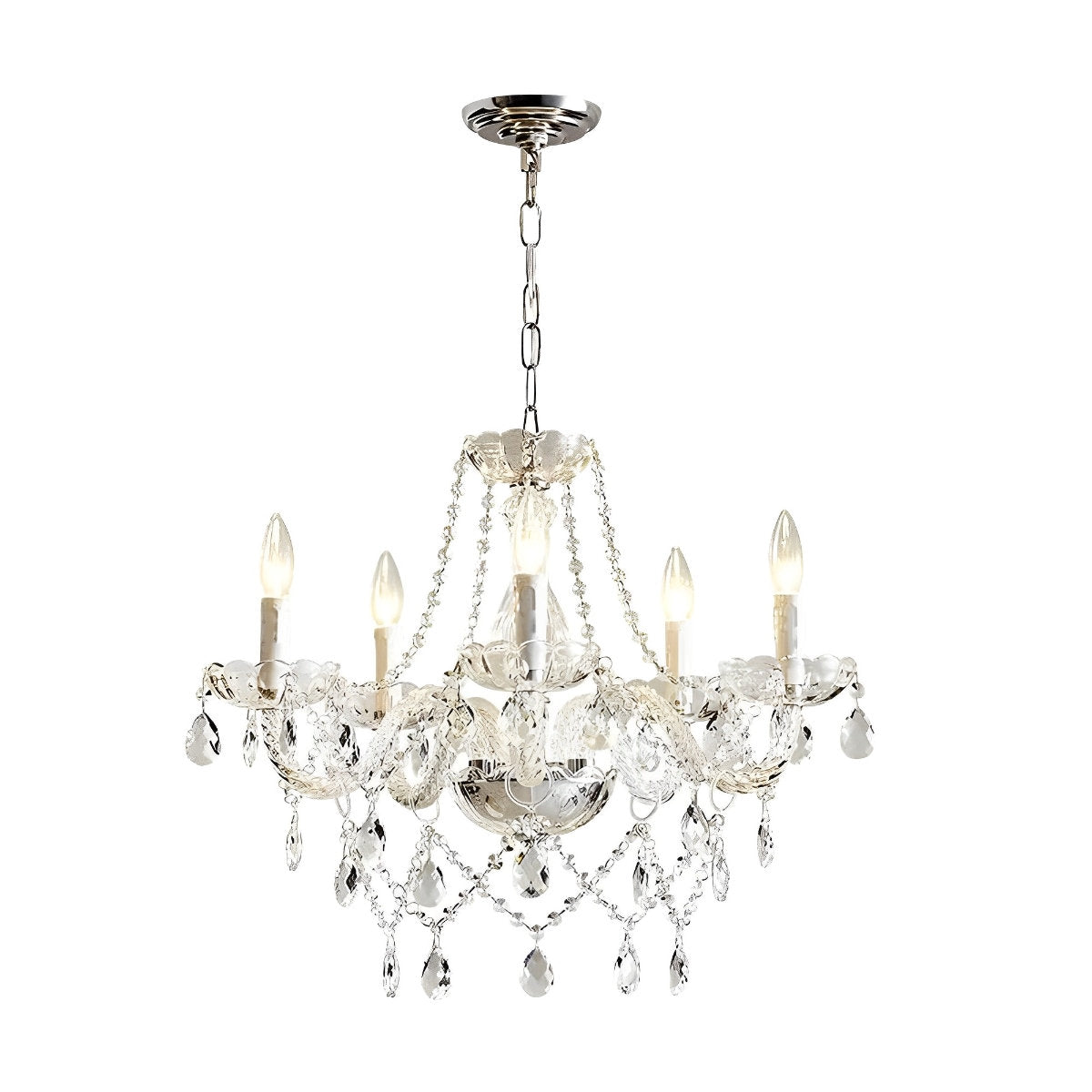Klassieke Luxe Kristallen Kandelaar Lamp