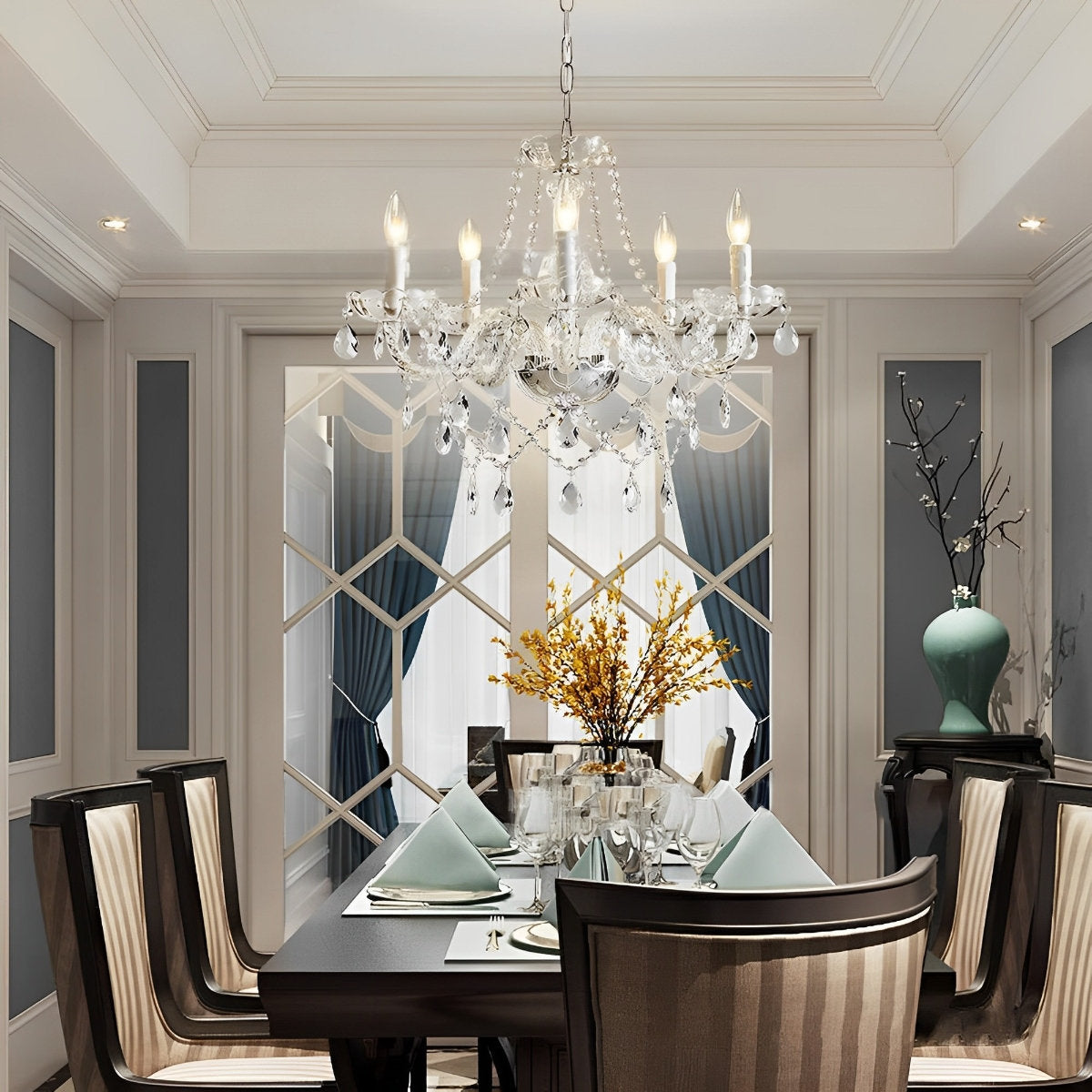 Klassieke Luxe Kristallen Kandelaar Lamp