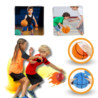 Farbiger Spaß leiser Basketball