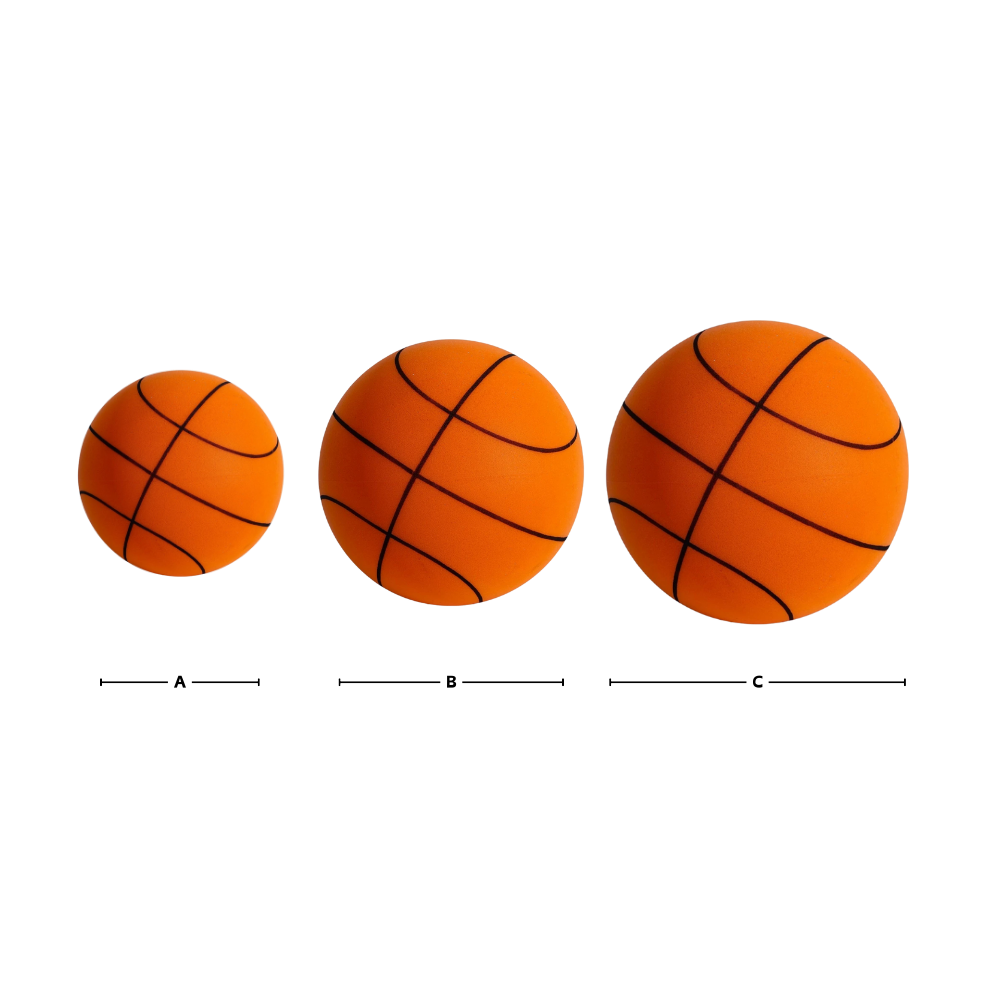 Farbiger Spaß leiser Basketball