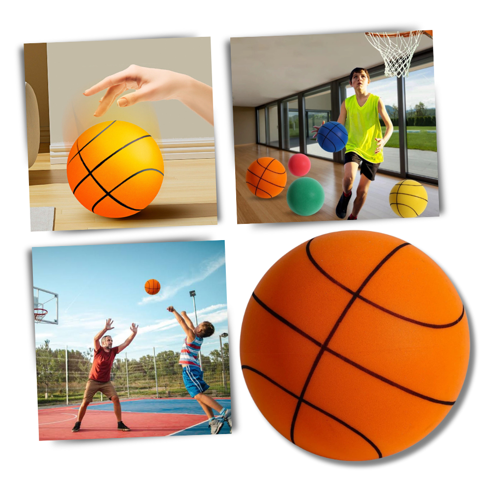 Farbiger Spaß leiser Basketball