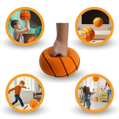 Farbiger Spaß leiser Basketball