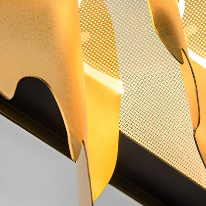 Creatief Iceberg Ontwerp Metalen Cirkelvormige Traploze Dim LED Licht Kroonluchter