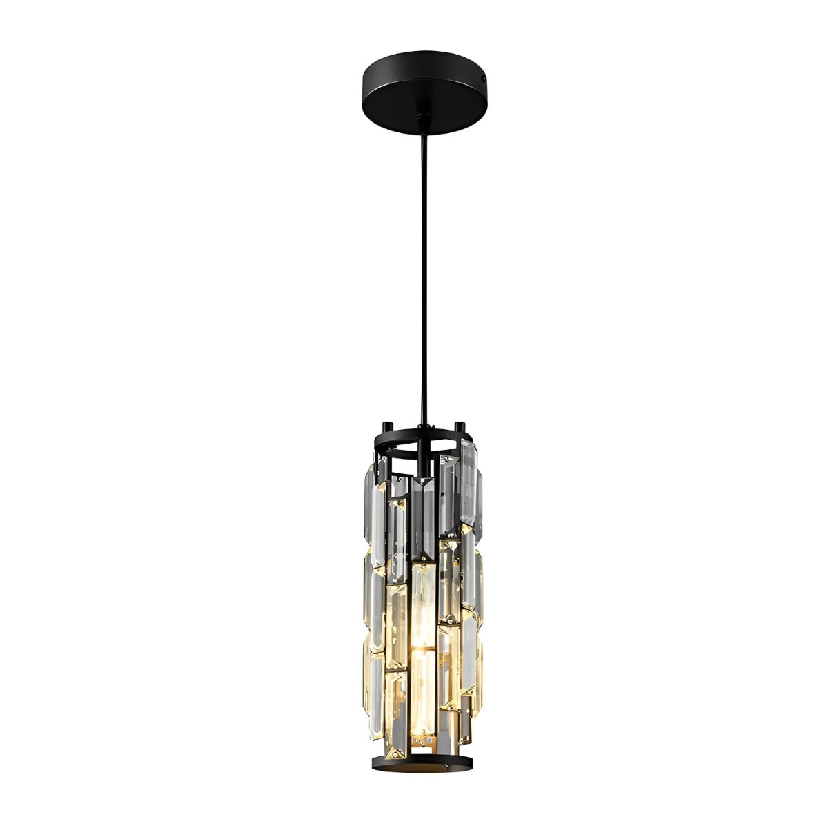 Creatieve ijzeren kristallen glazen industriële kroonluchter hanglampen plafondlamp