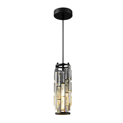 Creatieve ijzeren kristallen glazen industriële kroonluchter hanglampen plafondlamp