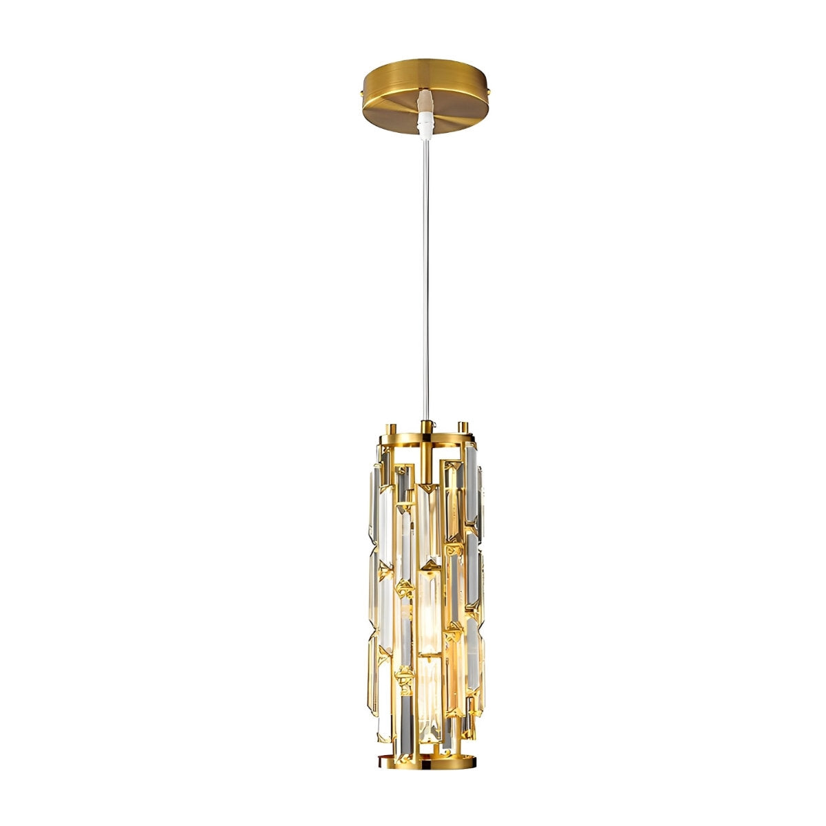 Creatieve ijzeren kristallen glazen industriële kroonluchter hanglampen plafondlamp
