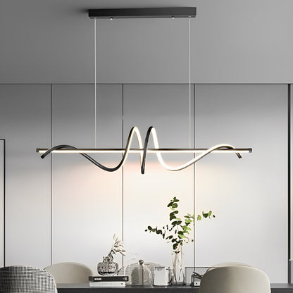 Creative Strip LED traploze dimbare keuken hanglamp decoratieve kroonluchter plafondlamp verlichting