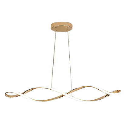 Creative Waves traploze dimbare LED elektrolytische moderne kroonluchter