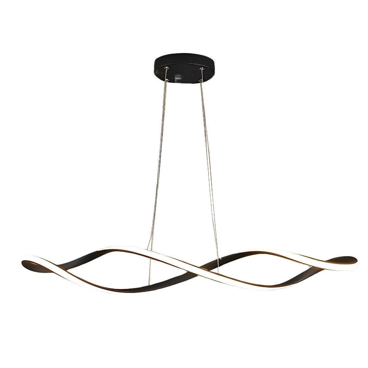 Creative Waves traploze dimbare LED elektrolytische moderne kroonluchter