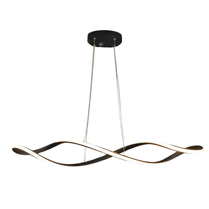 Creative Waves traploze dimbare LED elektrolytische moderne kroonluchter