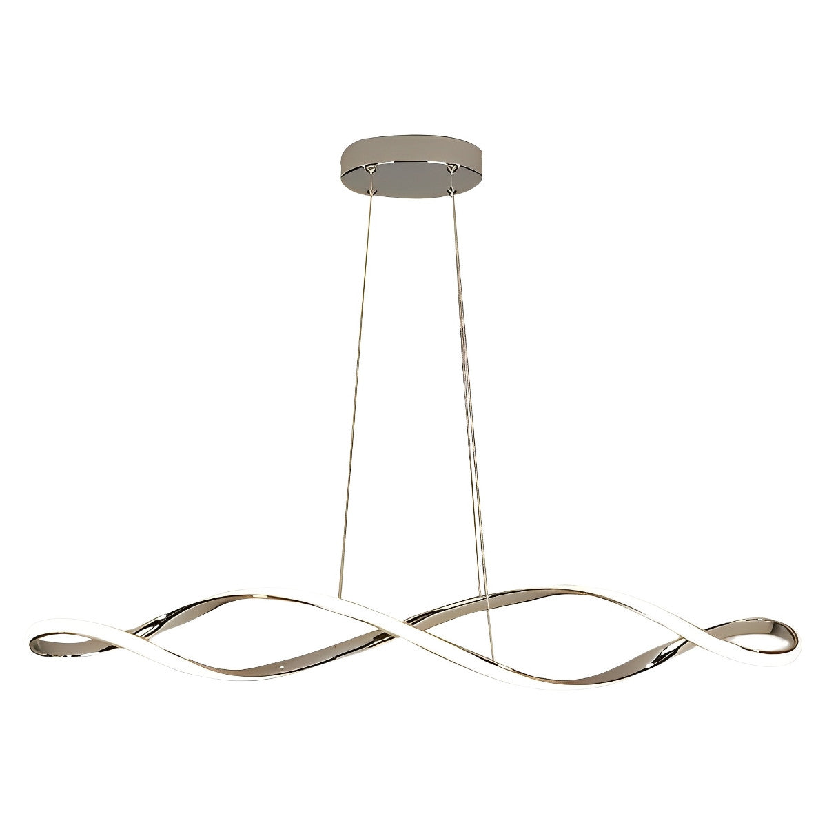 Creative Waves traploze dimbare LED elektrolytische moderne kroonluchter