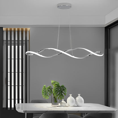 Creative Waves traploze dimbare LED elektrolytische moderne kroonluchter