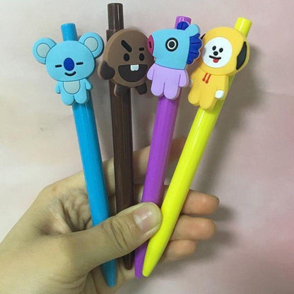 Schattige BT21 BTS Balpen Cartoon Ontworpen [8 Stijlen] #JU2224