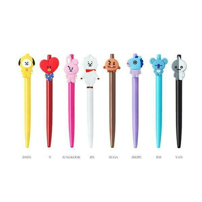 Schattige BT21 BTS Balpen Cartoon Ontworpen [8 Stijlen] #JU2224