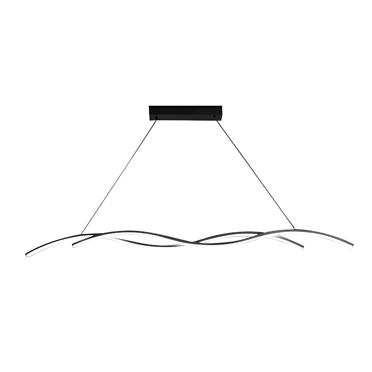 Dubbele Golvende Minimalistische LED Creatieve Moderne Kroonluchter Licht