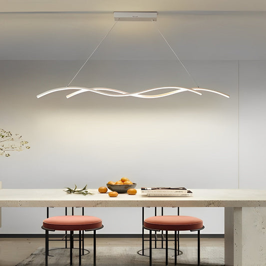 Dubbele Golvende Minimalistische LED Creatieve Moderne Kroonluchter Licht