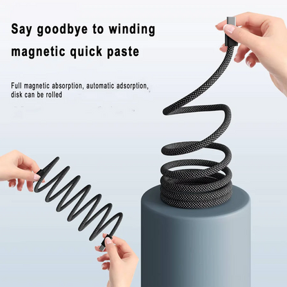 Magnetisk anti-fil kabel med superhurtig opladning