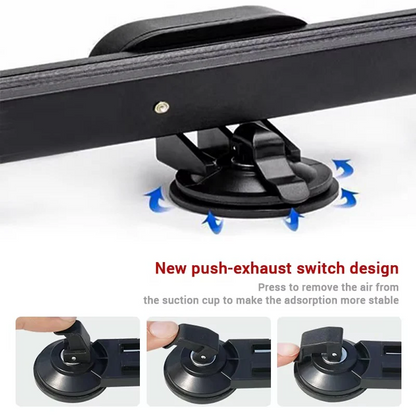 Uitschuifbare zonnescherm gordijnset voor voor- en achterruit van de auto