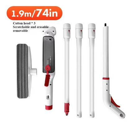 Raamwisser met lange telescopische steel