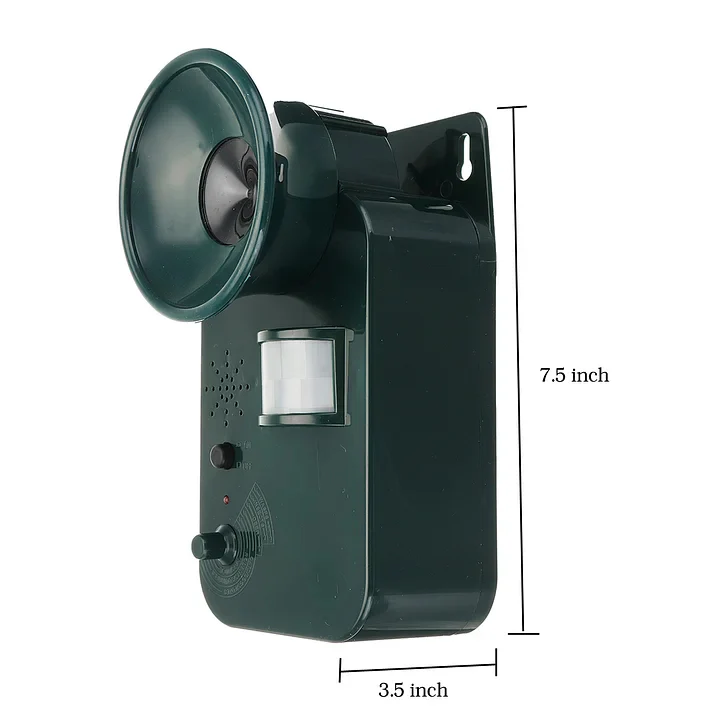 5000sqft 9v Dc Ultrasone Draadloze Ongedierte- en Dierenverjager Buiten Veilig Verschillende Dieren Verjagen