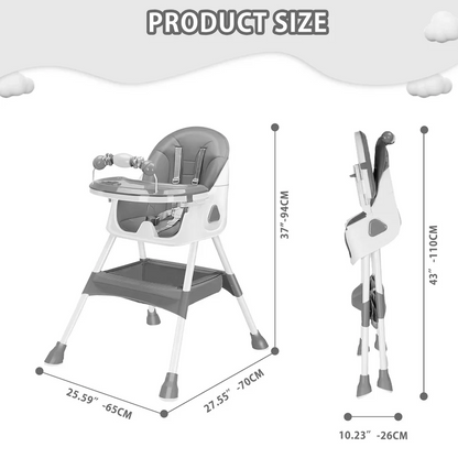 Foldable Baby High Chair