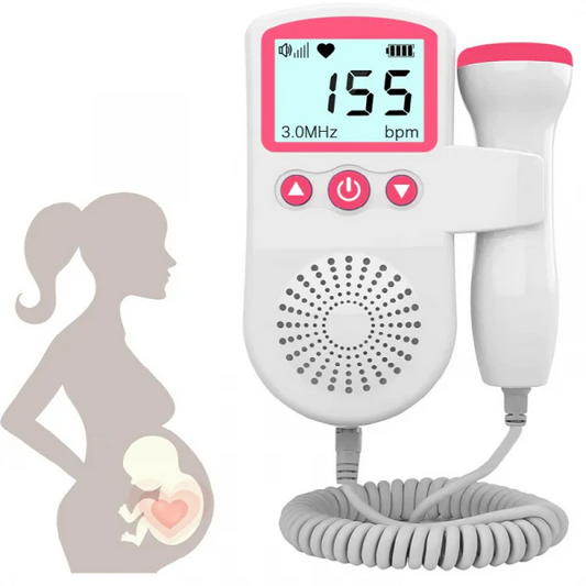 Fetal Doppler Heart Rate Monitor with Sound Detector