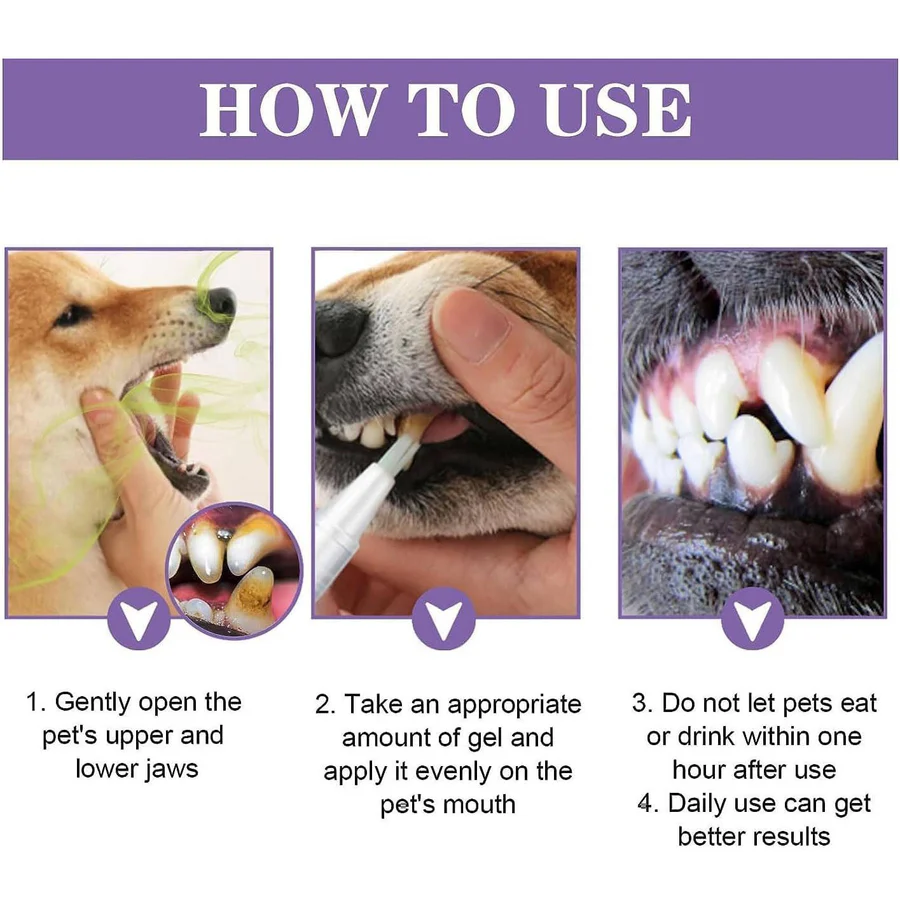 3 Set Dog Oral Repair Gel