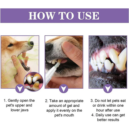 3 Set Dog Oral Repair Gel