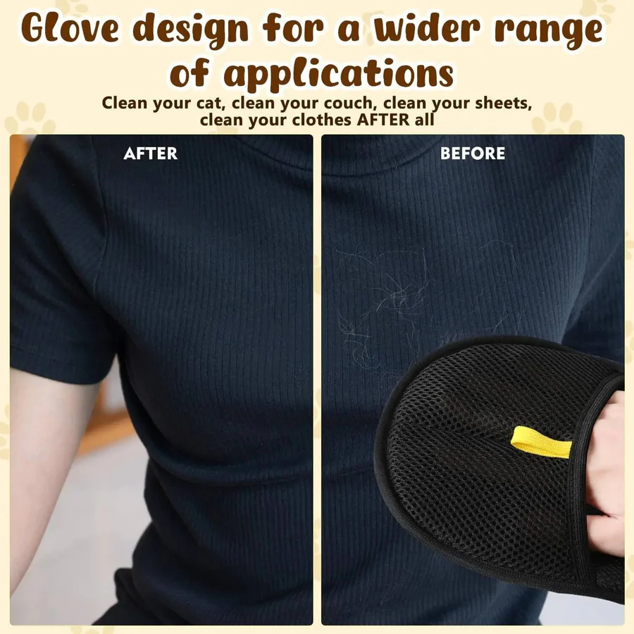 Huisdierhaarverwijderaar, set van 2