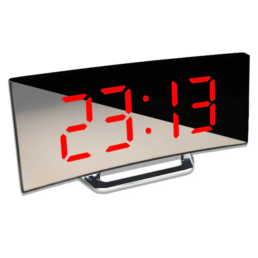 Modern Curved LED Digital Clock