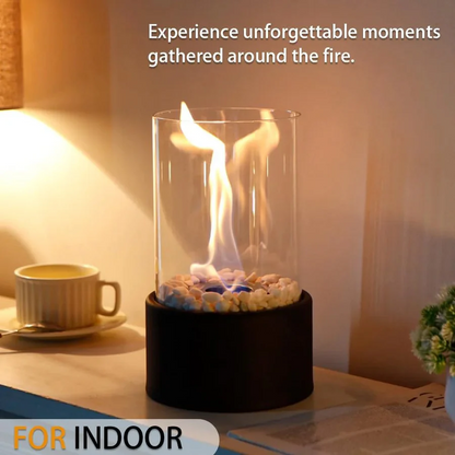 Mini Portable Glass Tabletop Fireplace