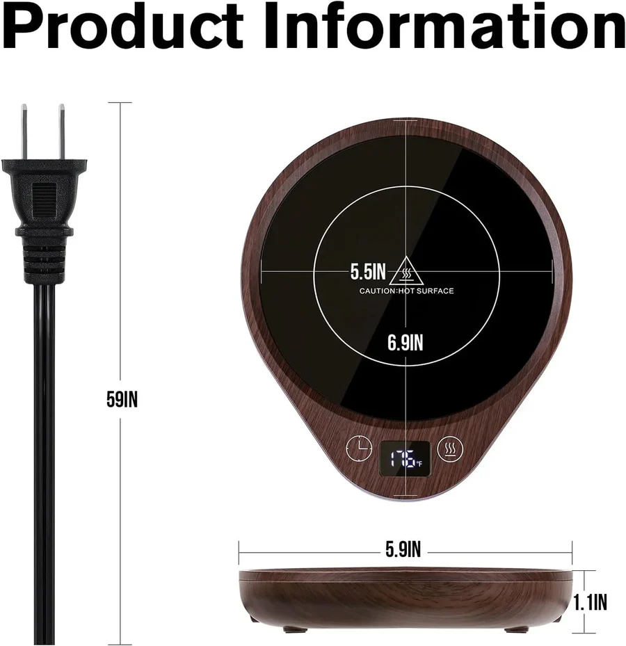 Electric Coffee Mug Warmer, Keeps Your Drink Warm