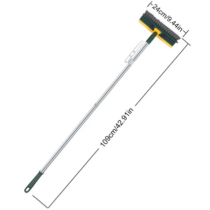 Vloer Schrobborstel met Lange Steel en Stevige Borstels