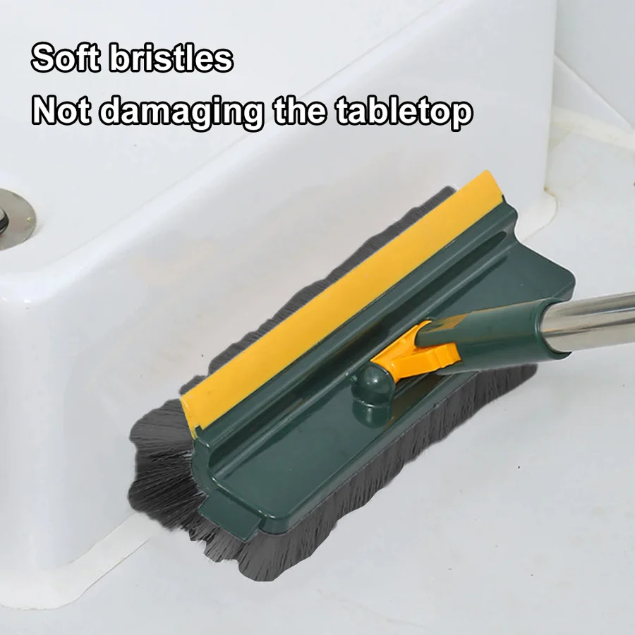 Vloer Schrobborstel met Lange Steel en Stevige Borstels