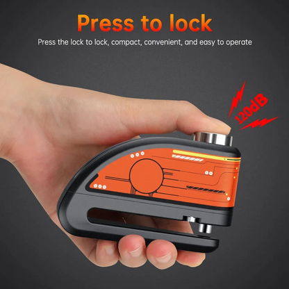 Motorcycle Disc Lock Alarm with 120dB Siren