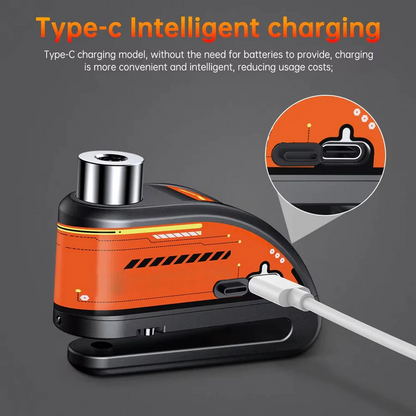 Motorcycle Disc Lock Alarm with 120dB Siren