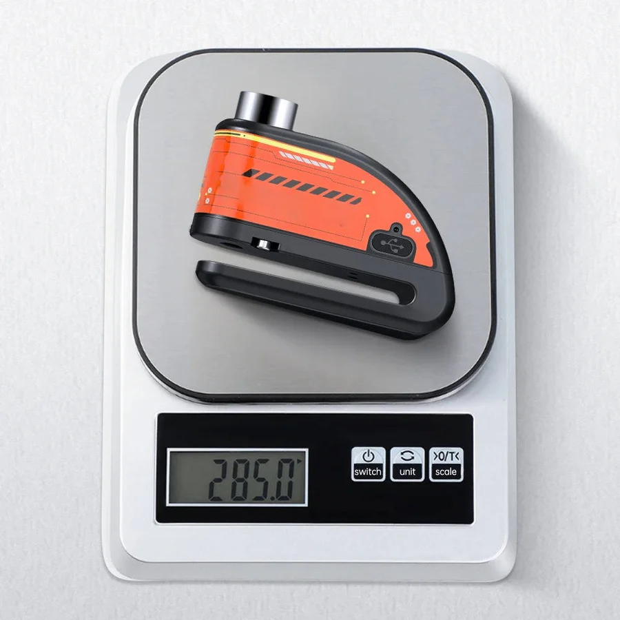 Motorcycle Disc Lock Alarm with 120dB Siren