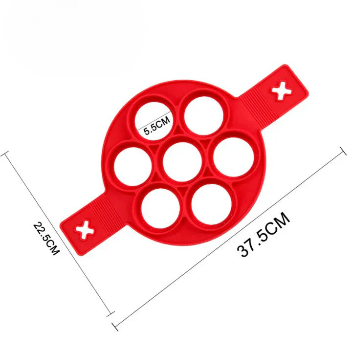 Anti-aanbak aluminium pannenkoekenpan met meerdere compartimenten, 15 in