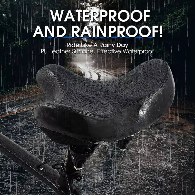 Memory Foam Fietszadel met Ventilatie voor Lange Ritjes