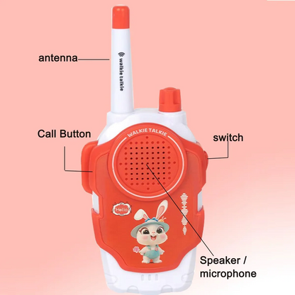 Kinderwalkietalkies – 1600ft bereik avontuurradio's, set van 2