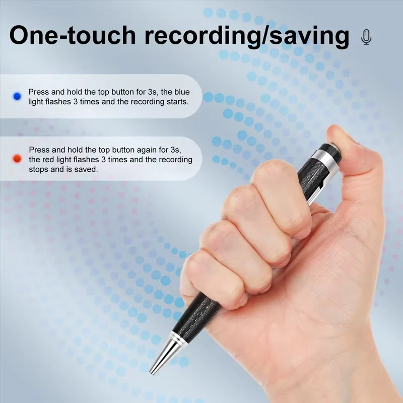 Compact Digital Voice Recorder & MP3 Player with Clear WAV Recording