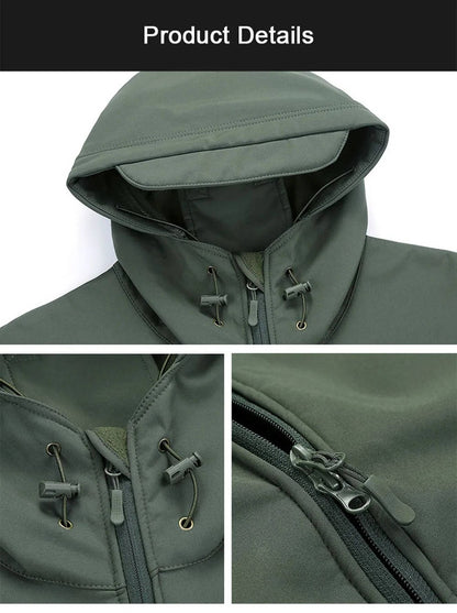 Heren militaire tactische softshell jas