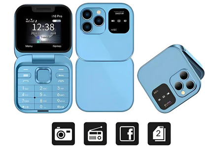 Opvouwbare Dual SIM-telefoon