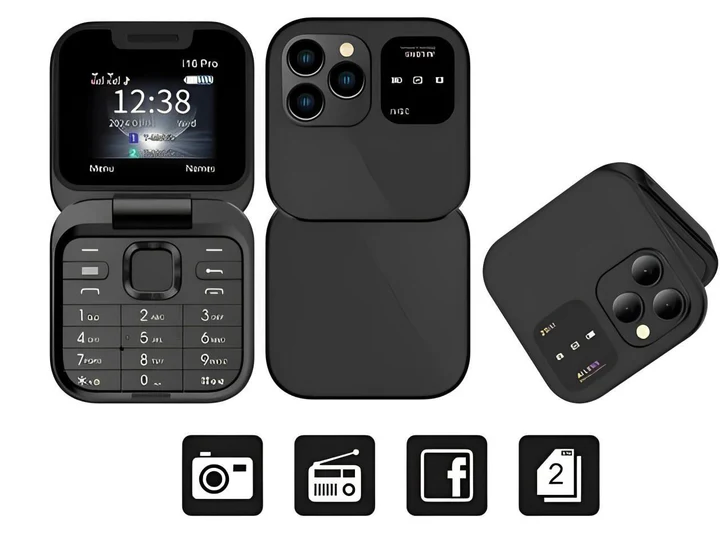 Opvouwbare Dual SIM-telefoon