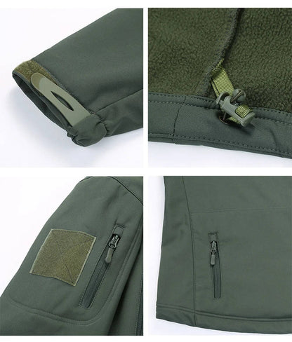 Heren militaire tactische softshell jas