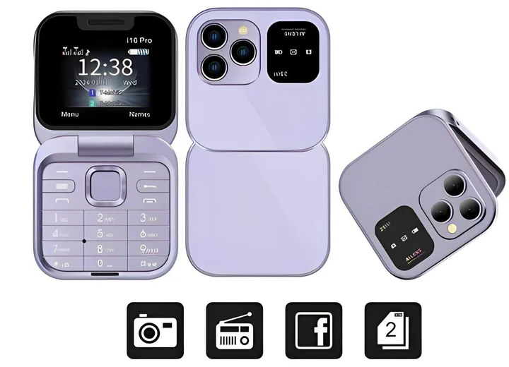 Opvouwbare Dual SIM-telefoon