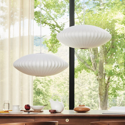 Minimalistische witte bubbel hanglamp